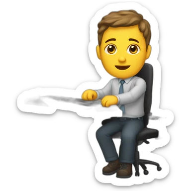 leaving-work sticker