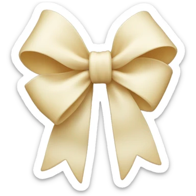 Vanilla bow  sticker