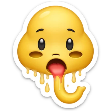 emoji vomiting  sticker