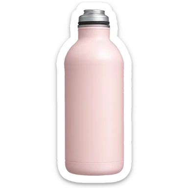 Pastel pink stanley sip bottle sticker