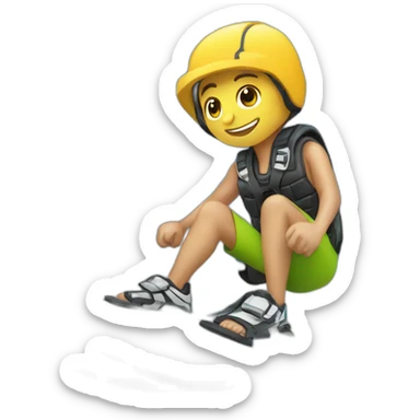 Wakeboard board sticker