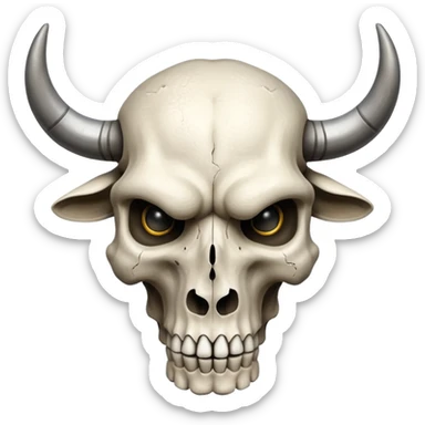 Skull Bull sticker