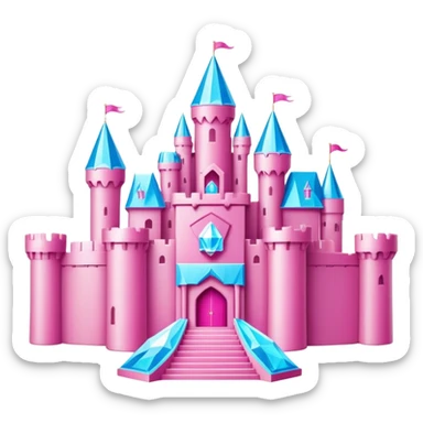 barbie diamond castle sticker