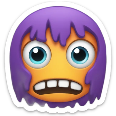 autismo logo monstruo colores sticker