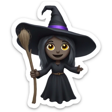 Witch sticker