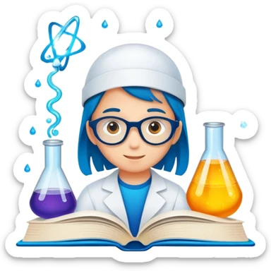 Science book 6th grade  sticker