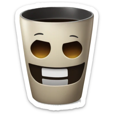 Dark souls coffe with smile sticker