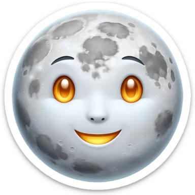 moon sticker
