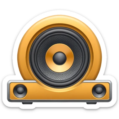 mac os icon speaker volume bar sticker