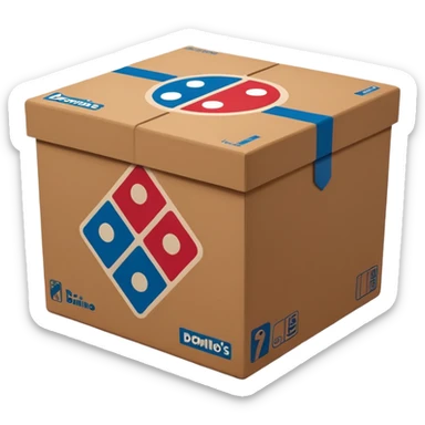 domino's pizza box emoji sticker