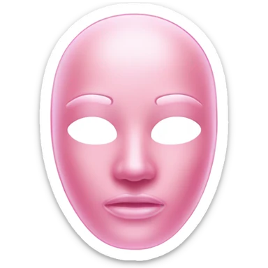 moisturizing hydrogel face mask pink sticker