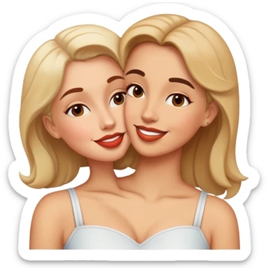 Good morning kiss sticker