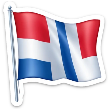 Drapeau français, croix de Lorraine sticker