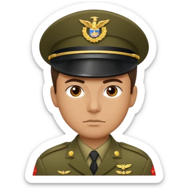 Sargento fuerza armada sticker