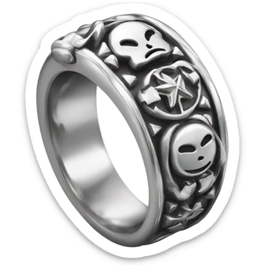 chrome hearts ring sticker