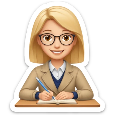 Writing tutor sticker