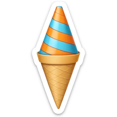 birthday hat classic party cone sticker