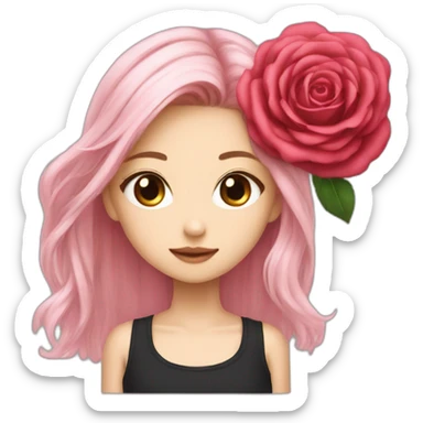 rose blackpink sticker