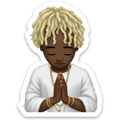 Lil uzi vert praying sticker