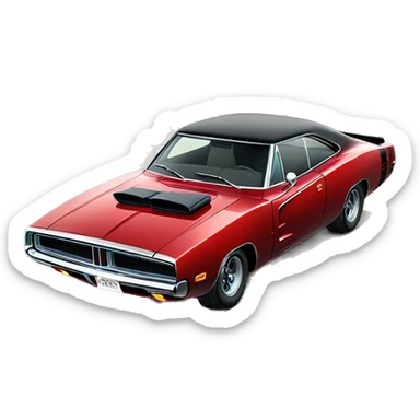 1970 dodge charger r/t sticker