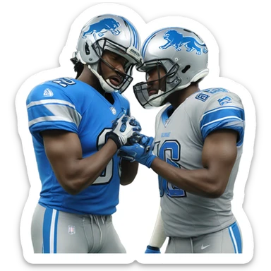 Bad detroit lions sticker