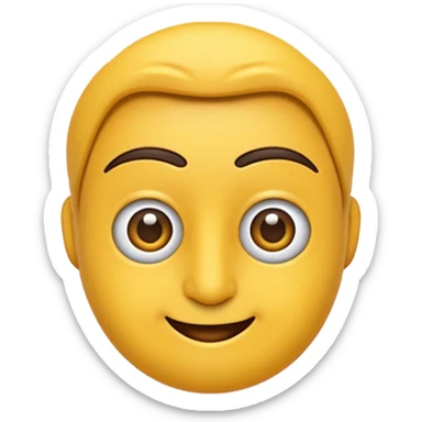 Gözleri sarı yıldız li emoji sticker