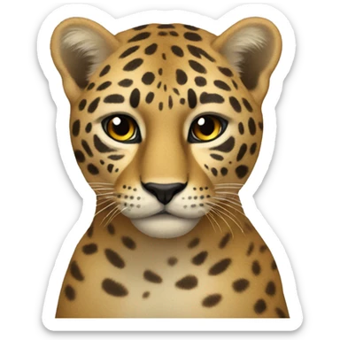 Serce panterka sticker