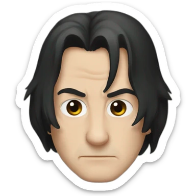 snape thumbs down sticker