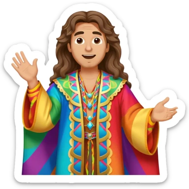 joseph and his technicolour dreamcoat movie musical donny osmond long wavy hair sticker
