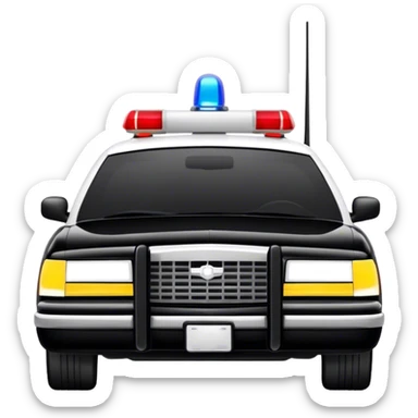 LAPD cop car sticker