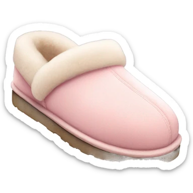 Cute light pink Ugg slippers sticker