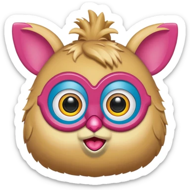 Furby connect sticker