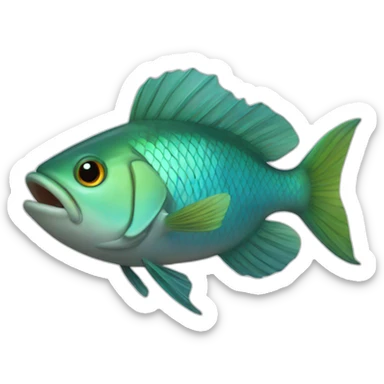 Fish influence sticker