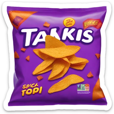 A bag of takis sticker