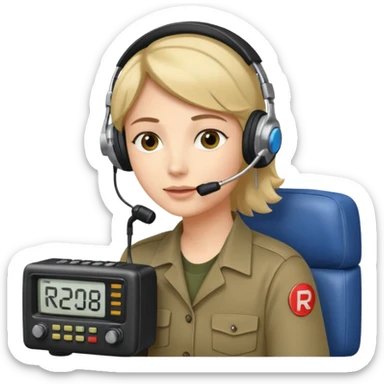 genera un logo da mettere come profilo su watsapp contenente come argomento un peratore di stazione radioamatore con sigla R20 facente parte del CANALE 8. Il logo deve essere ben fatto e ben definito sticker