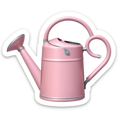 watering can pastel pink  sticker