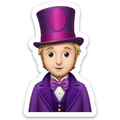 Willy wonka sticker