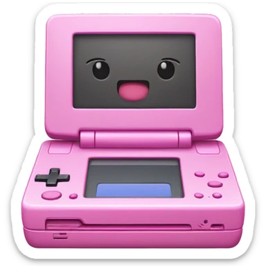 Pink Nintendo DS sticker