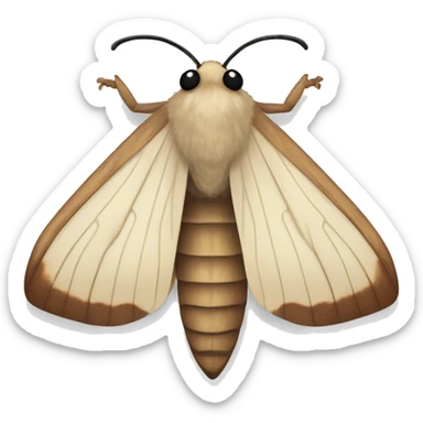 Moth sticker