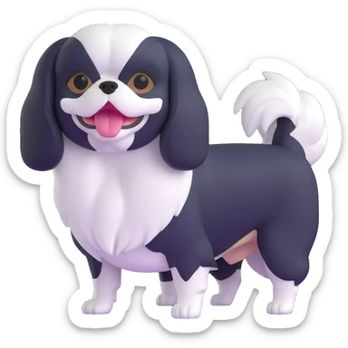 Japanese Chin dog sticker