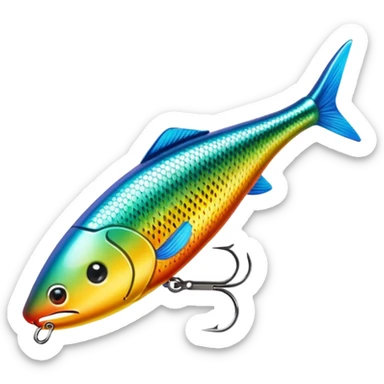 fishing lure sticker