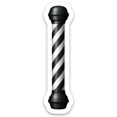 barbershop pole sticker