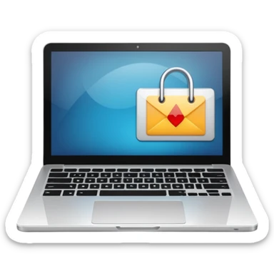 laptop with black friday deals tab open on it sticker