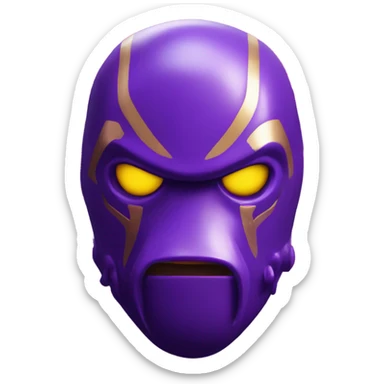Thanos meme squid game mask red sticker