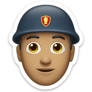 A romanian soldier sticker