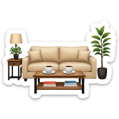 Living room sticker