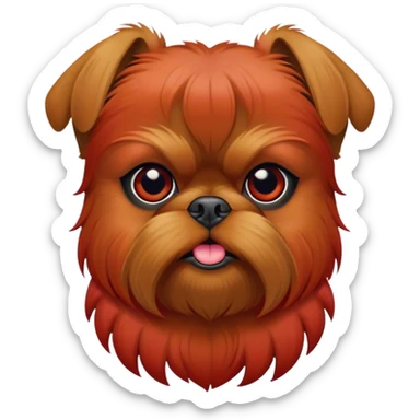 brussels griffon sticker