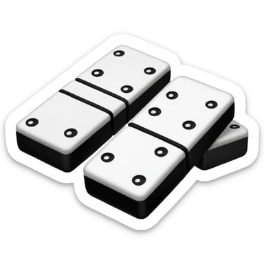Domino piéces sticker