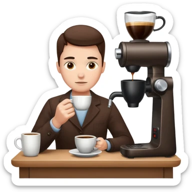 Preparing for busy week sticker