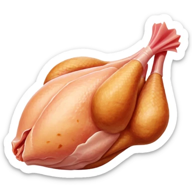 raw chicken sticker